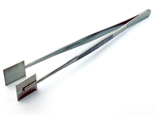 23 cm Stainless Steel Straight Masher Tweezers For Squishing Beads